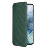 Samsung Galaxy S21 Plus Fodral Kolfibertextur Grön