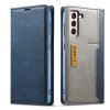 Samsung Galaxy S21 Plus Fodral Kortfack Utsida Blå