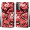 Samsung Galaxy S21 Plus Fodral Motiv Röd Blomma