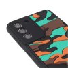 Samsung Galaxy S21 Skal 3D Kamouflage Orange