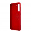 Samsung Galaxy S21 Skal med Logo Röd
