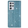Samsung Galaxy S21 Ultra Fodral Glitter Blå