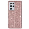Samsung Galaxy S21 Ultra Fodral Glitter Roseguld