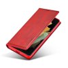 Samsung Galaxy S21 Ultra Fodral Kortfack Utsida Röd