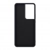 Samsung Galaxy S21 Ultra Skal Back Cover Snap Leather Svart