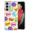 Samsung Galaxy S21 Ultra Skal Självlysande Motiv Macarons