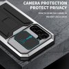 Samsung Galaxy S22 Skal Metall Stöttåligt Kameraskydd Silver