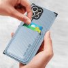 Samsung Galaxy S22 Ultra Skal Löstagbar Korthållare Blå