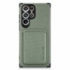 Samsung Galaxy S22 Ultra Skal Löstagbar Korthållare Grön