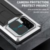 Samsung Galaxy S22 Ultra Skal Metall Stöttåligt Kameraskydd Silver