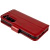 Samsung Galaxy S23 Fodral Essential Leather Poppy Red