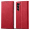 Samsung Galaxy S23 Fodral med Kortfack Flip Röd