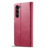 Samsung Galaxy S23 Fodral med Kortfack Stativfunktion Rosa