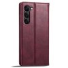 Samsung Galaxy S23 Plus Fodral med Kortfack Flip Röd