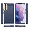Samsung Galaxy S23 Plus Skal Borstad Kolfibertextur Blå