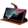 Samsung Galaxy S23 Ultra Fodral Essential Leather Maple Brown