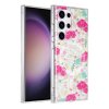 Samsung Galaxy S23 Ultra Skal Blommönster MagSafe Röd Grön