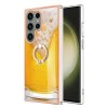 Samsung Galaxy S23 Ultra Skal med Finger Ring Motiv Öl