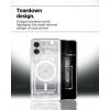 Samsung Galaxy S25 Edge Skal Ultra Hybrid Zero One MagFit Vit