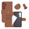 Samsung Galaxy S25 Fodral med Kortfack Stativfunktion Brun