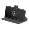 Samsung Galaxy S25 Ultra Fodral Wallet Stand Svart