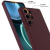 Samsung Galaxy S25 Ultra Skal med Strap Silikon MagSafe Vinröd
