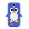 Skal Till Samsung Galaxy S4 / Silikon /3D Penguin Style / Blå
