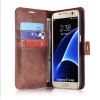 Samsung Galaxy S7 Edge Plånboksfodral Löstagbart Skal Röd