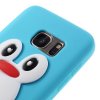 Samsung Galaxy S7 Mobilskal Silikon 3D Pingvin Blå