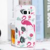 Samsung Galaxy S7 Mobilskal TPU Glitter Flamingo Löv