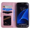 Samsung Galaxy S7 Plånboksfodral Enhörning PU-läder TPU Rosa