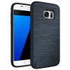 Samsung Galaxy S7 Skal Hårdplast TPU Kombination med Kortfack Mörkblå