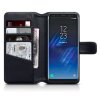 Samsung Galaxy S8 Äkta Läder Plånboksfodral Svart