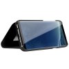 Samsung Galaxy S8 Fodral Äkta Läder Caller-ID Grid Texture Svart