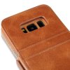 Samsung Galaxy S8 Fodral Wallet Case Magnet Berlin Brun