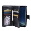 Samsung Galaxy S8 Mobilplånbok Löstagbart Skal 9 Kortfack Svart