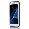 Samsung Galaxy S8 Mobilskal Stativ Slim TPU Hårdplast Svart Silver