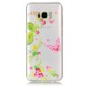 Samsung Galaxy S8 Mobilskal TPU Fjärilar Blommönster