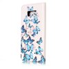 Samsung Galaxy S8 Plånboksfodral Motiv Blå Fjärilar