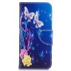 Samsung Galaxy S8 Plånboksfodral Motiv Blommor och Fjärilar 2