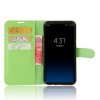 Samsung Galaxy S8 Plånboksfodral PU-läder Litchi Grön