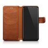 Samsung Galaxy S8 Plånboksfodral PU-läder Ljusbrun
