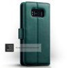 Samsung Galaxy S8 Plus Äkta Läder Plånboksfodral Grön