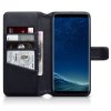 Samsung Galaxy S8 Plus Äkta Läder Plånboksfodral Svart