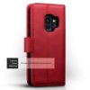 Samsung Galaxy S9 Ægte Læder Plånboksetui Rød