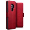 Samsung Galaxy S9 Plus Äkta läder Fodral Low Profile Röd