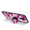 Samsung Galaxy S9 Plus Skal med Stativ Camouflage Hårdplast TPU Rosa