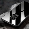 Samsung Galaxy S9 Skal TPU Baksida i Härdat Glas Svart
