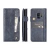 Samsung Galaxy S9 Vintage Plånboksfodral PU-läder Mörkblå