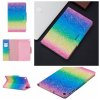 Samsung Galaxy Tab A 10.1 2019 T510 T515 Fodral Motiv Färgglatt Glitter